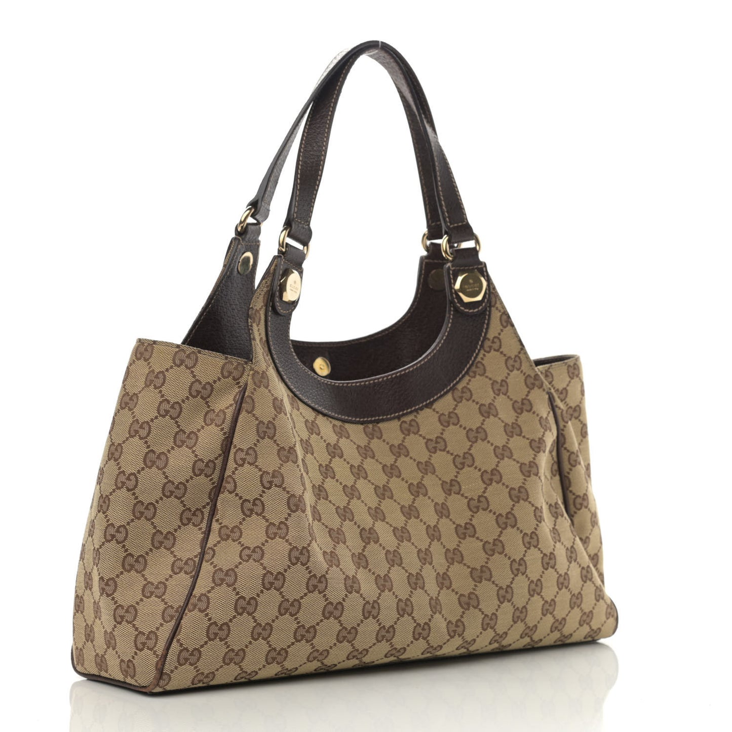 Monogram Medium Charmy Shoulder Bag Dark Brown