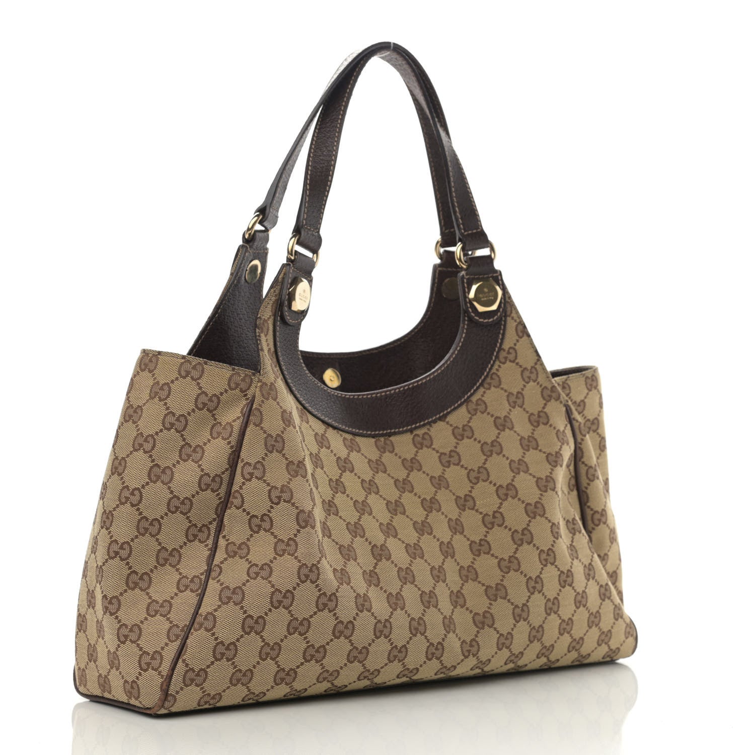 Gucci Monogram Medium Charmy Shoulder Bag Dark Brown 3 of 11