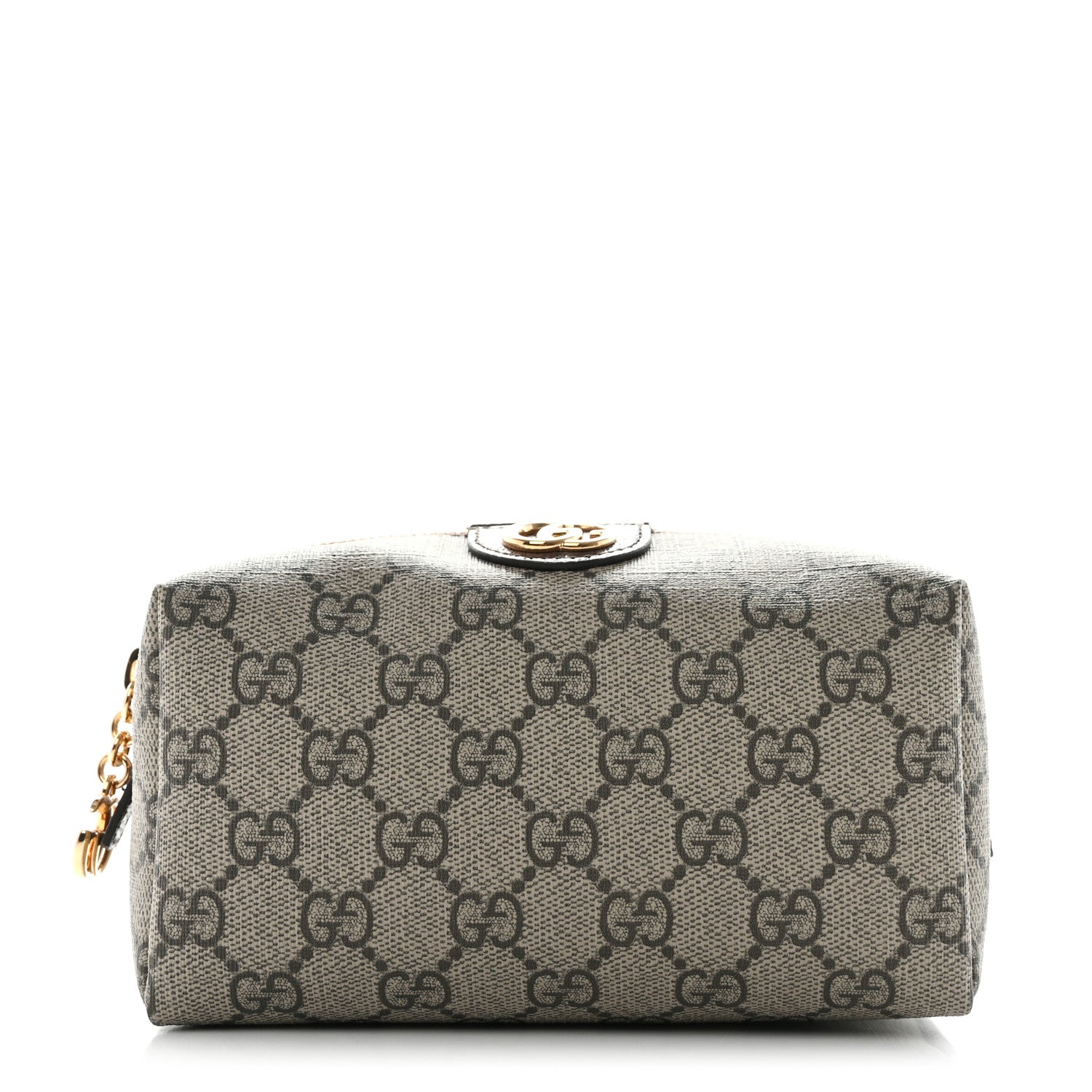 Gucci Soft GG Supreme Monogram Calfskin Medium Ophidia Cosmetic Case Beige Ebony New Acero 1 of 8