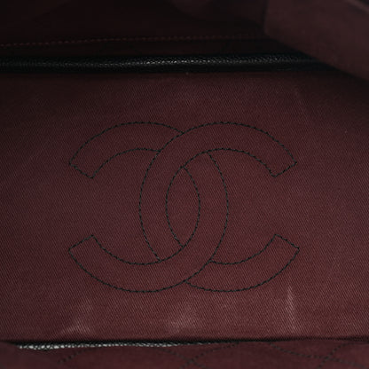 Chanel Grained Calfskin Shopping Fever Tote Black 6 of 13