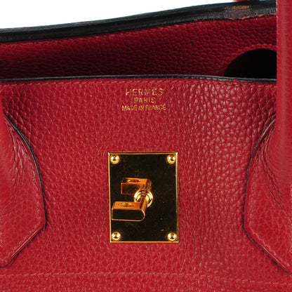 Hermes Taurillon Clemence JPG Birkin 42 Rouge H 11 of 19