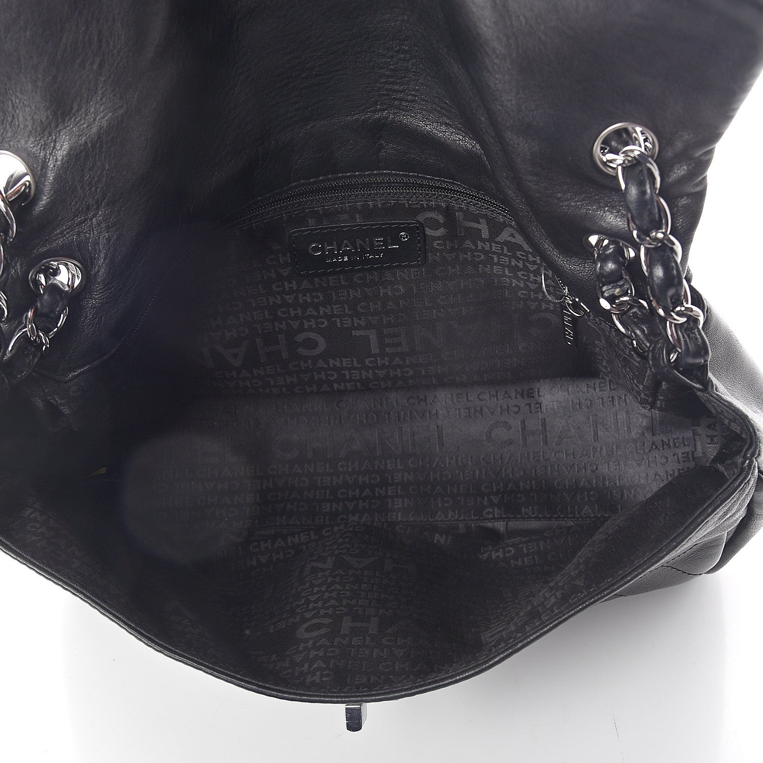 Chanel Lambskin Jumbo Mademoiselle Double Flap Black 4 of 9