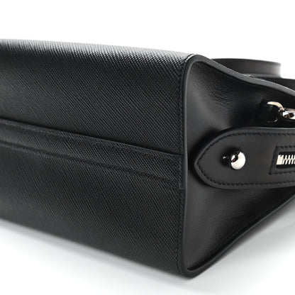 Prada Saffiano Cuir Calfskin Small Kristen Black 8 of 8