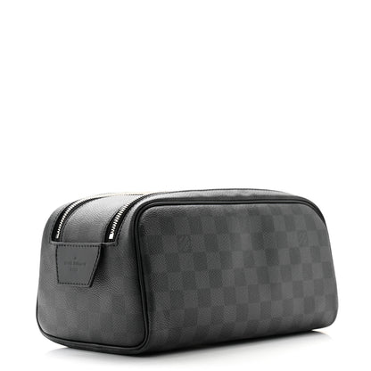 Louis Vuitton Damier Graphite Dopp Kit Toilet Pouch 3 of 7
