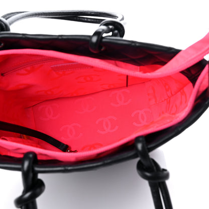 Chanel Calfskin Quilted Medium Cambon Tote Black 4 of 14