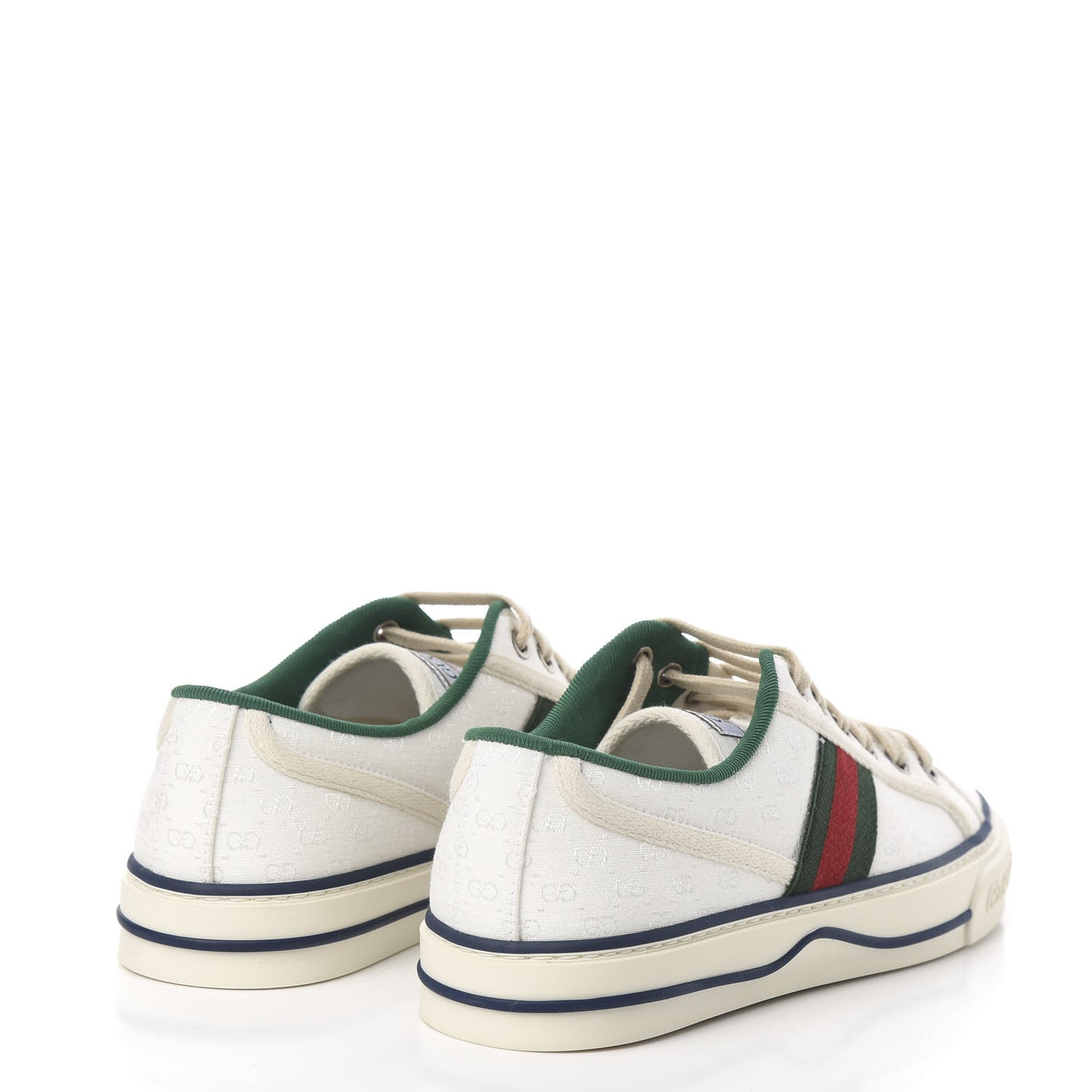 Jacquard Mini GG Monogram Web Womens 1977 Tennis Sneakers 37 White