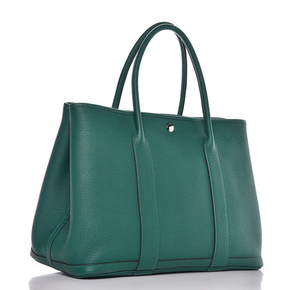 Hermes Negonda Garden Party Tote 36 MM Malachite 3 of 7