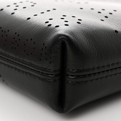 Chanel Calfskin Eyelets Clutch Black 6 of 8