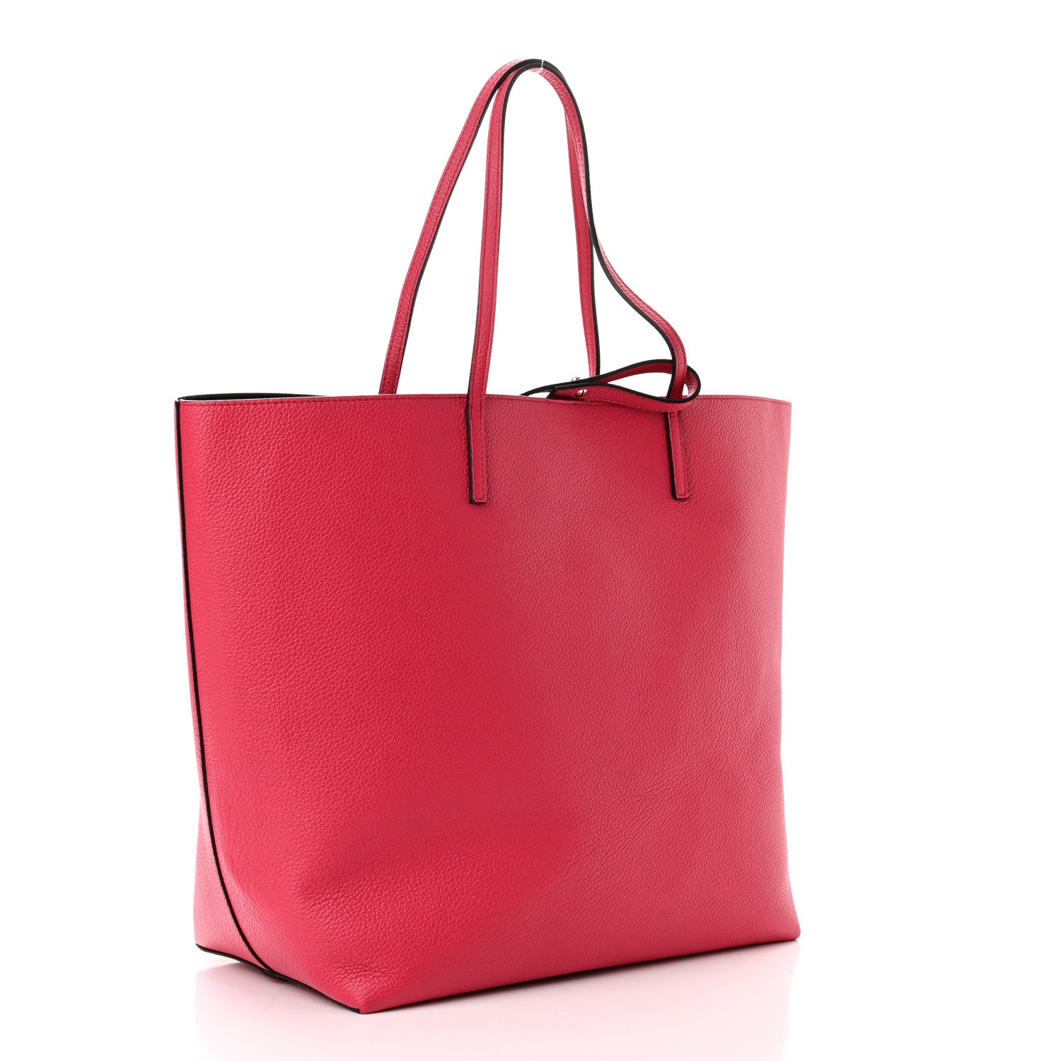 Alexander McQueen Grained Calfskin Skull Open Shopper Tote Pink 4 of 10