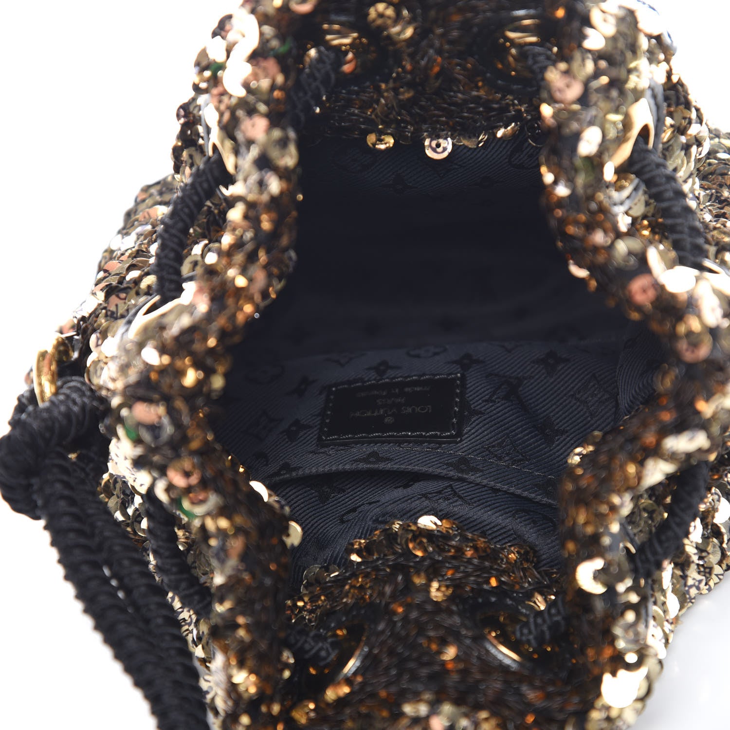 Louis Vuitton Sequin Mini Noe Rococo Gold 5 of 11