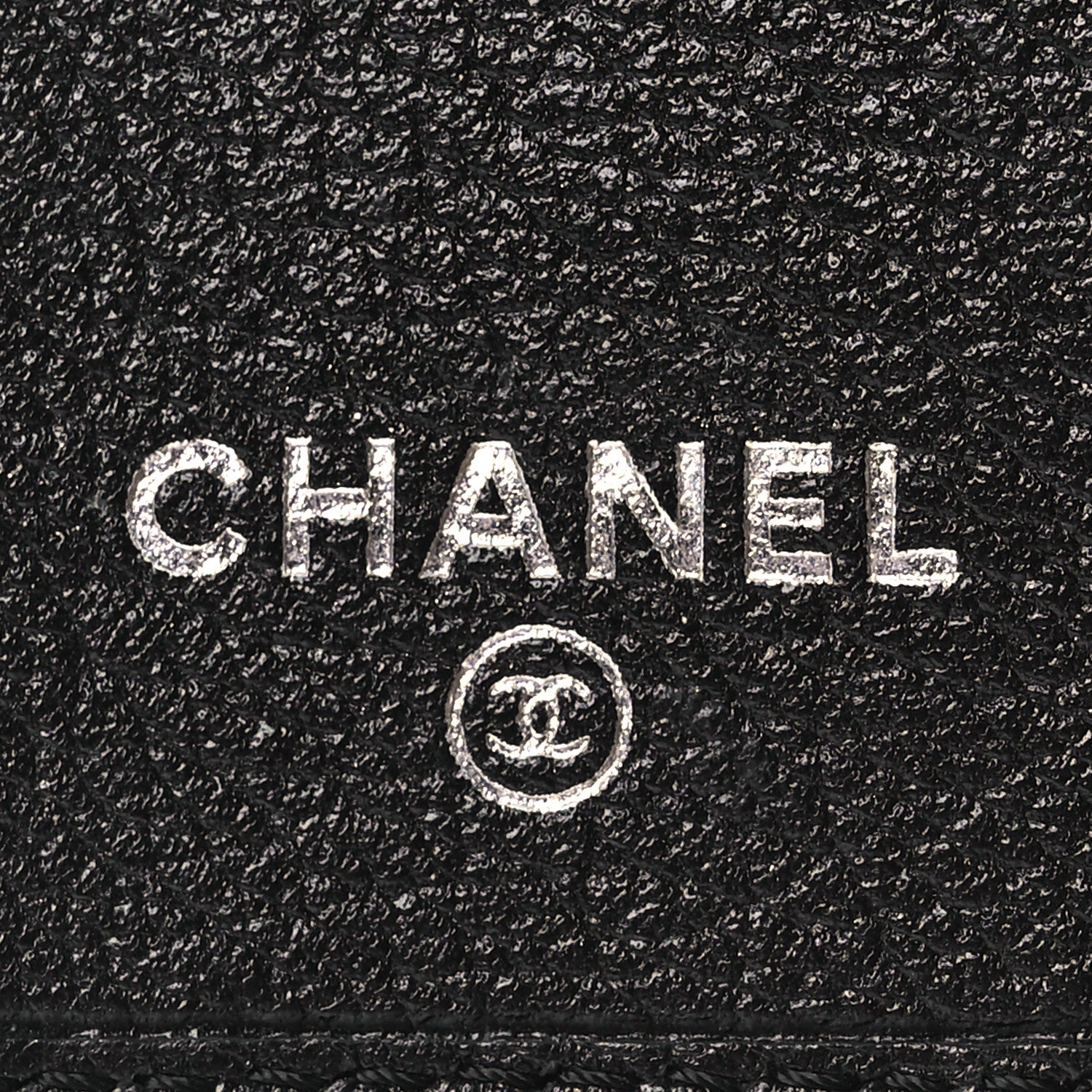 Chanel Goatskin Camellia Card Holder Wallet Black 6 of 8