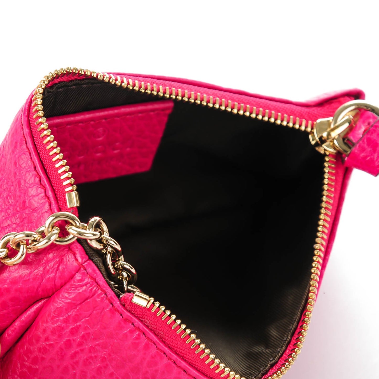 Dollar Calfskin Swing Key Case Blossom