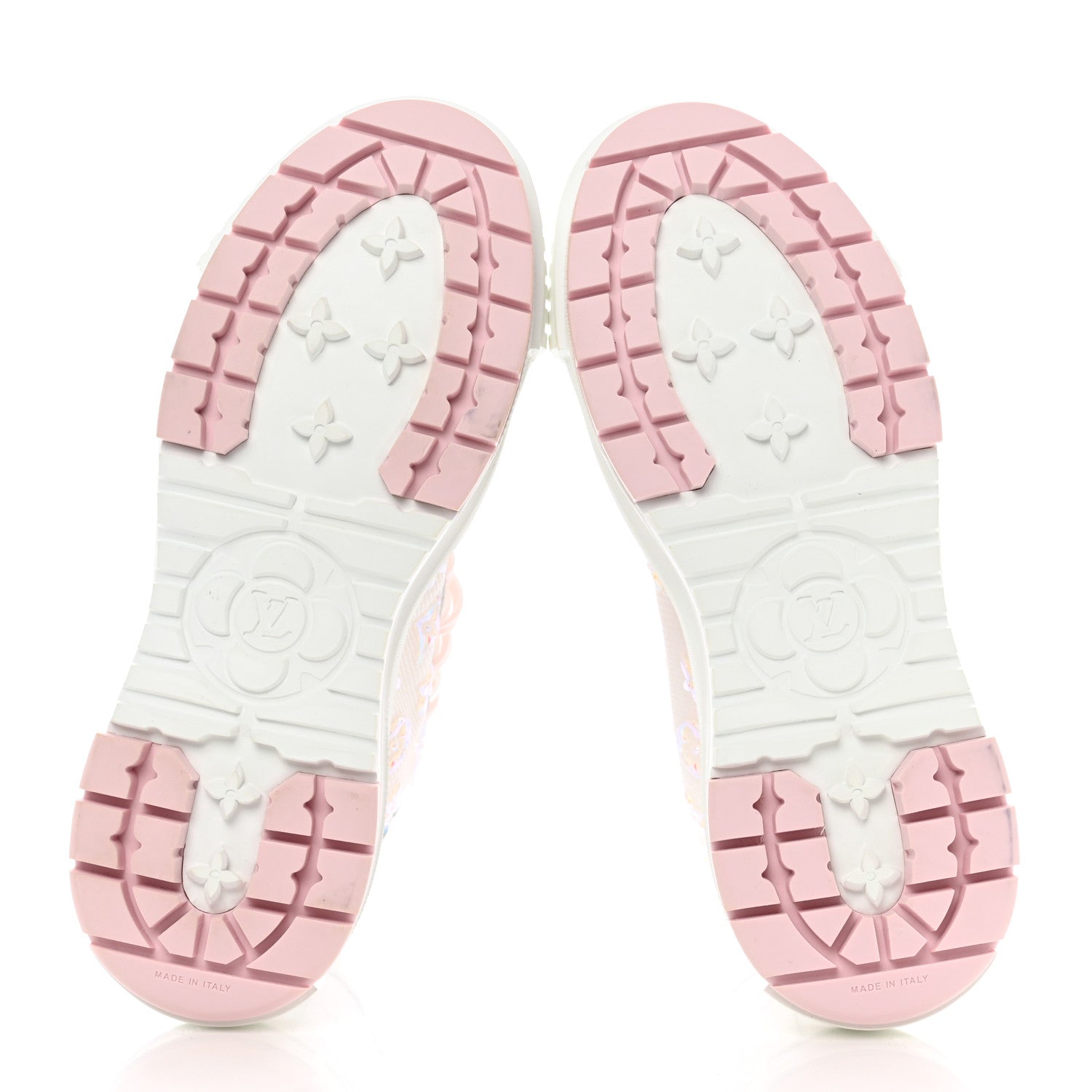 Louis Vuitton Iridescent Technical Mesh Monogram LV Squad Sneaker Boots 39 Rose Clair 5 of 8