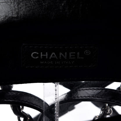 Chanel Crumpled Calfskin PVC Quilted Backpack Black 7 of 10