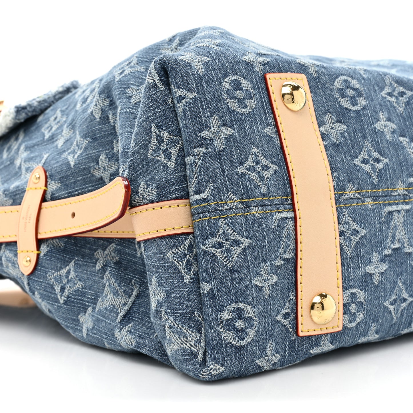 Monogram Denim CarryAll MM Blue