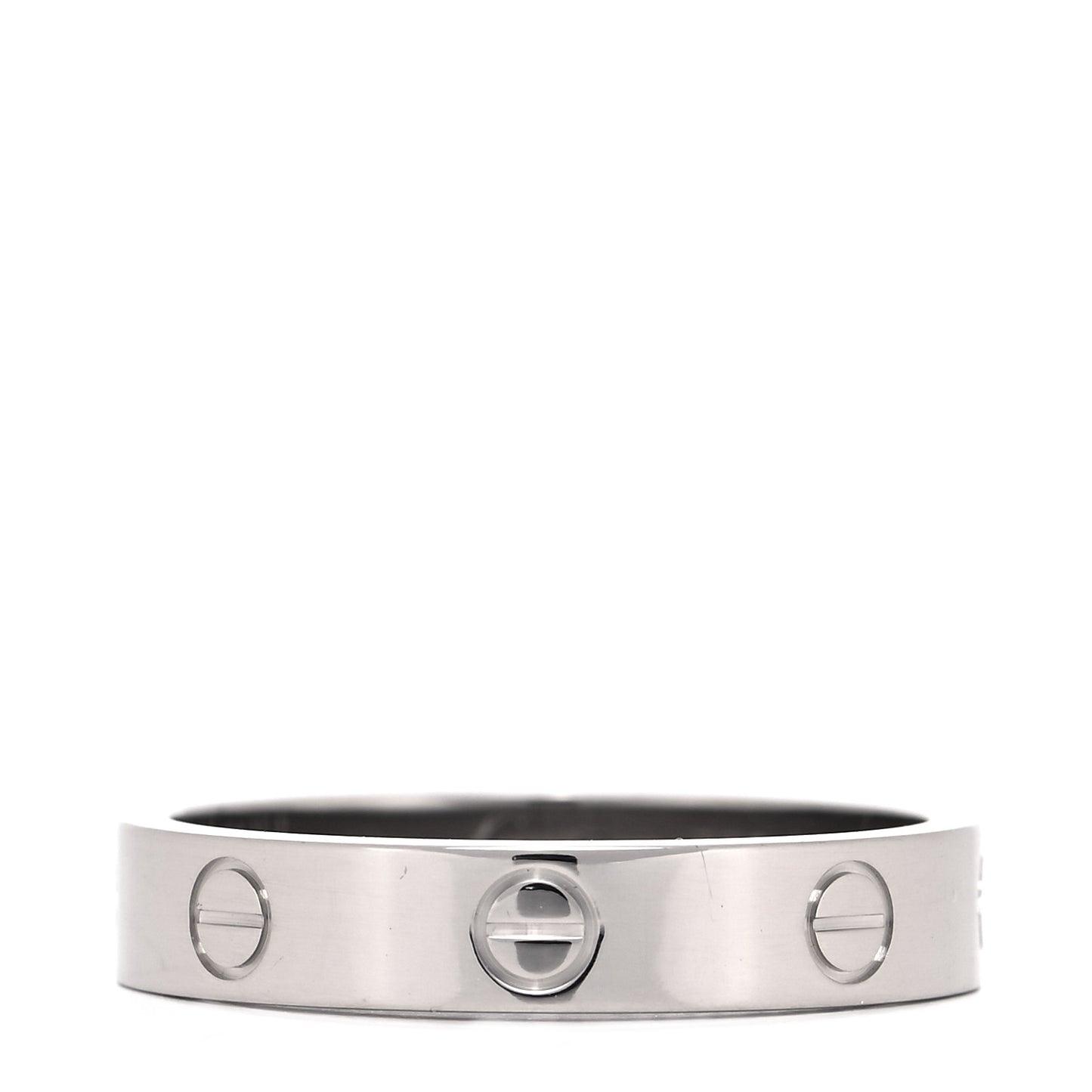 18K White Gold 3.5mm LOVE Wedding Band Ring 57 8