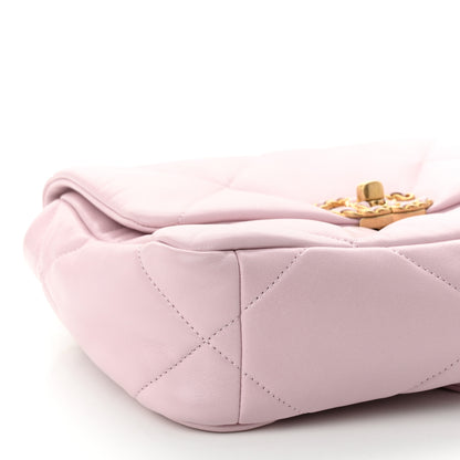 Chanel Lambskin Quilted Medium Chanel 19 Flap Light Pink 8 of 10