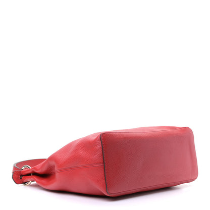Gucci Pebbled Calfskin Large Soho Hobo Tabasco Red 3 of 5