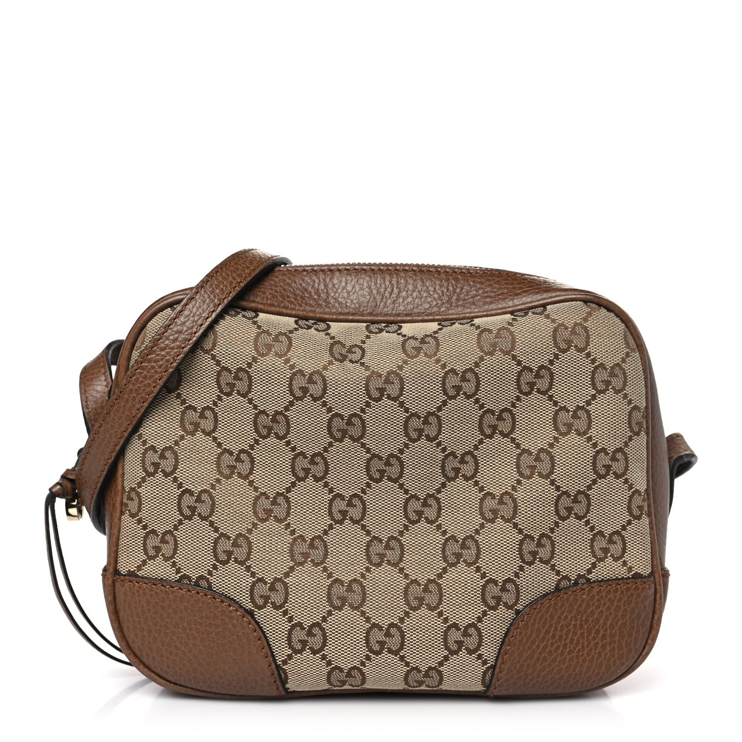 Monogram Mini Bree Messenger Bag Beige Tabacco