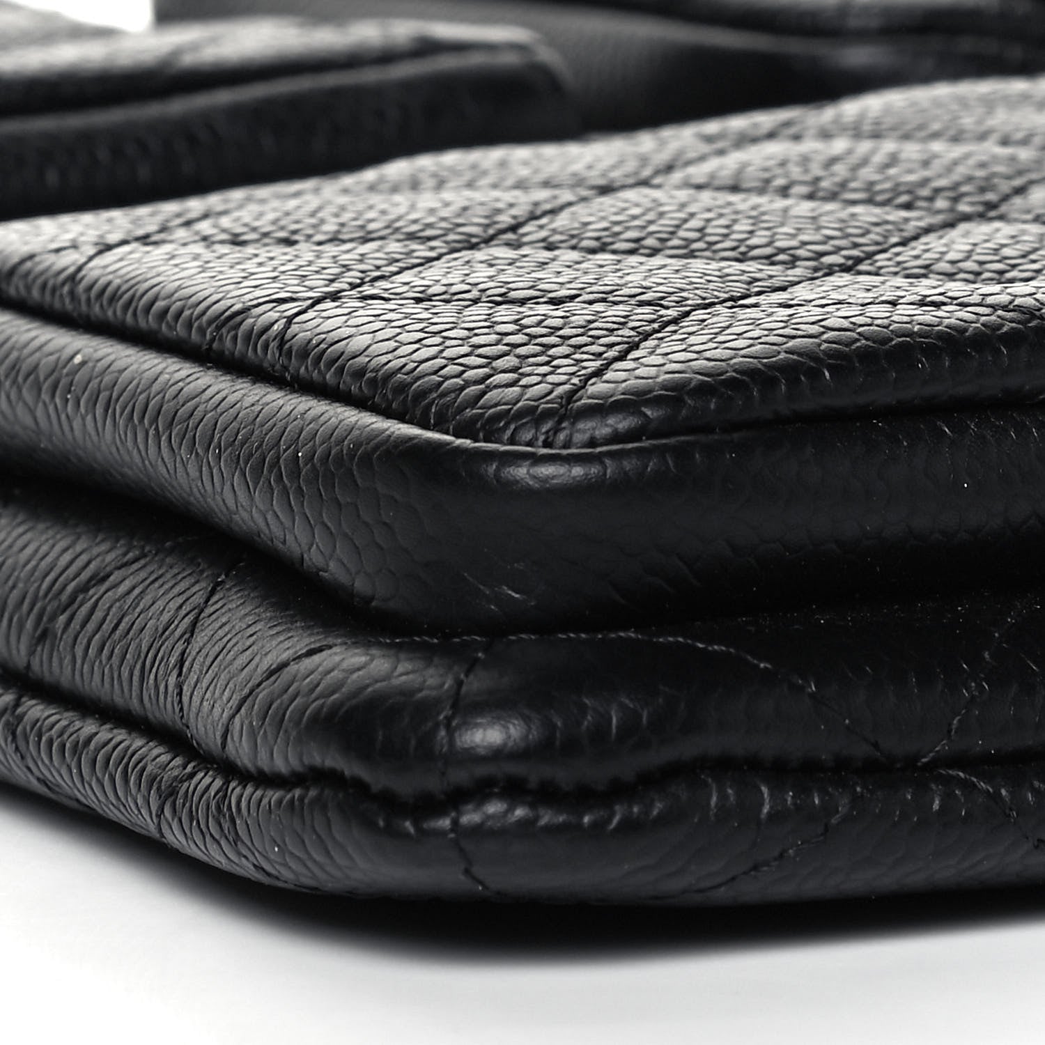 Chanel Caviar Quilted Zipped Multi Pouch Black 9 of 9