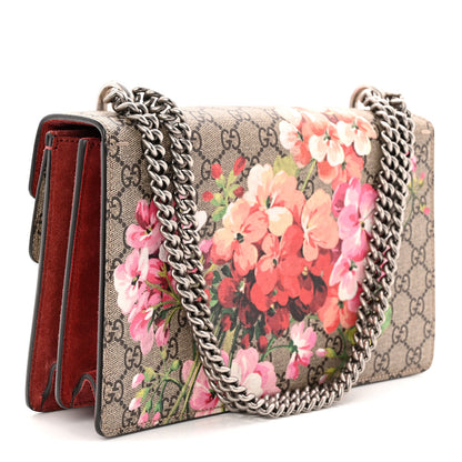 Gucci GG Supreme Monogram Blooms Small Dionysus Shoulder Bag Beige Multicolor Dry Rose 3 of 10