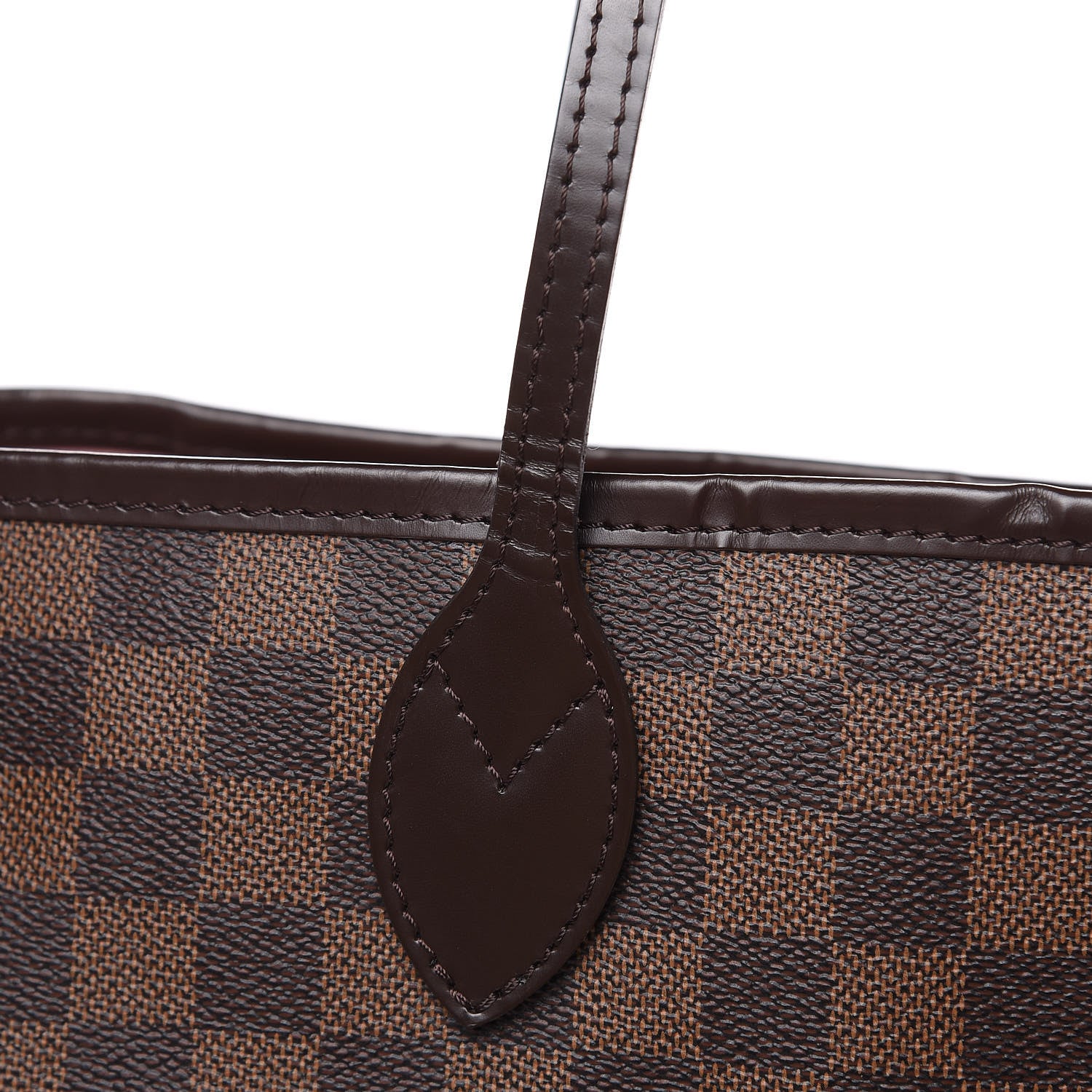 Louis Vuitton Damier Ebene Neo Neverfull MM Rose Ballerine 10 of 13