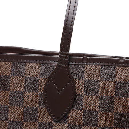 Louis Vuitton Damier Ebene Neo Neverfull MM Rose Ballerine 10 of 13