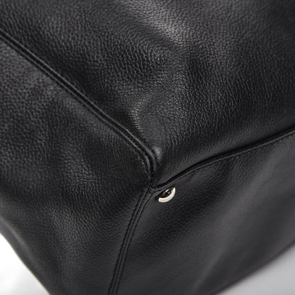 Chanel Calfskin Cerf Executive Shopper Tote Black 9 of 13