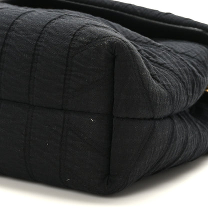 Saint Laurent Fabric Y Quilted Monogram Small Loulou Chain Satchel Black 10 of 10