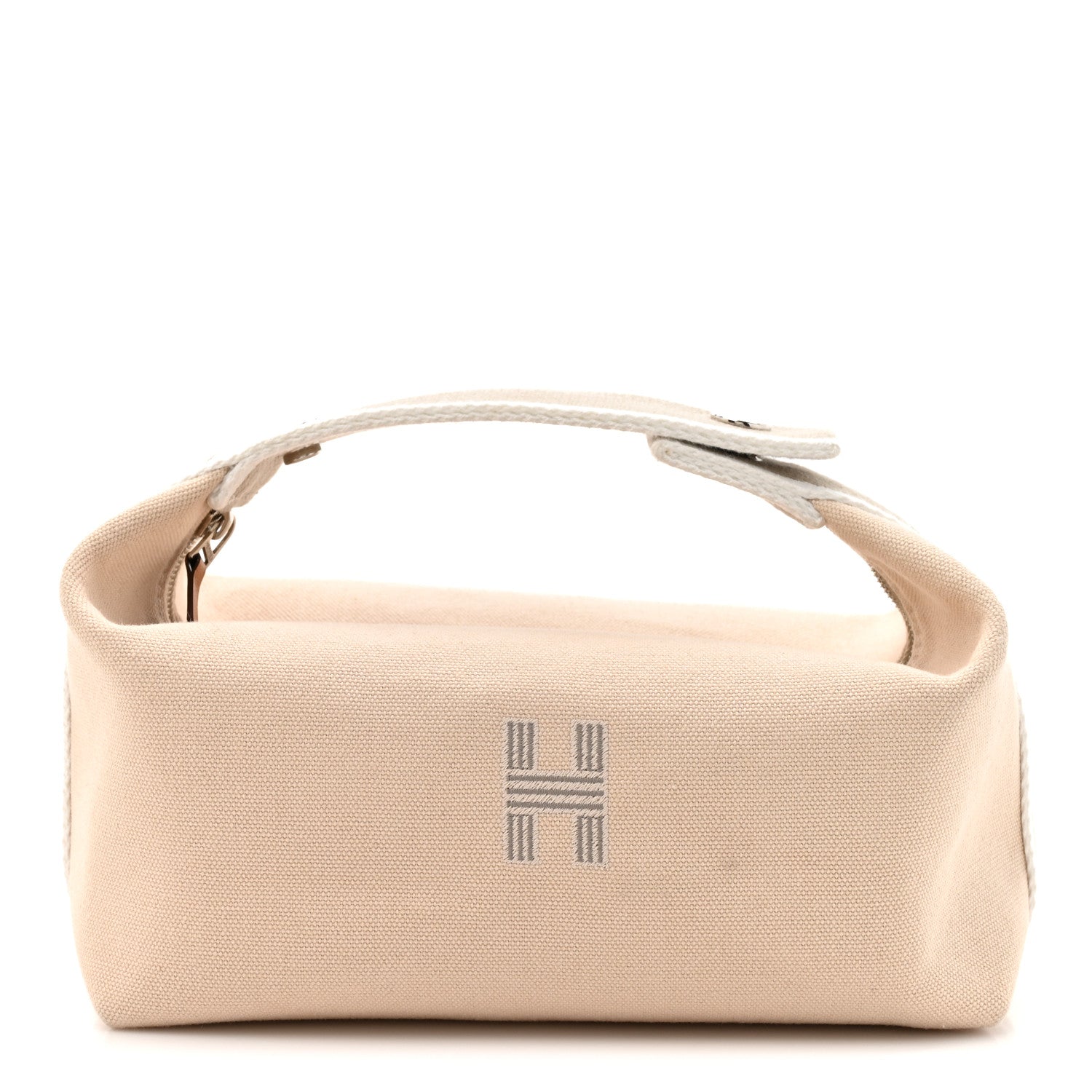 Hermes Canvas Small Bride-A-Brac Pouch Natural 1 of 6