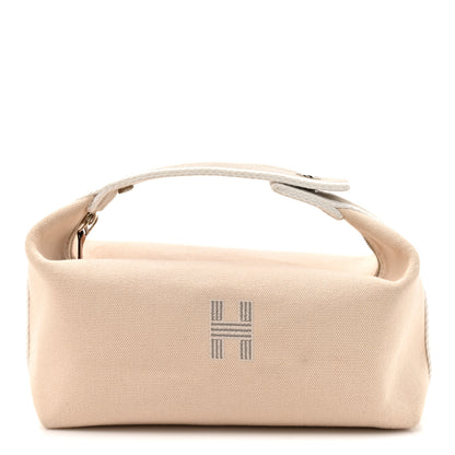 Hermes Canvas Small Bride-A-Brac Pouch Natural 1 of 6