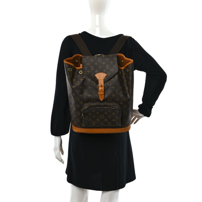 Louis Vuitton Monogram Montsouris GM Backpack 2 of 9