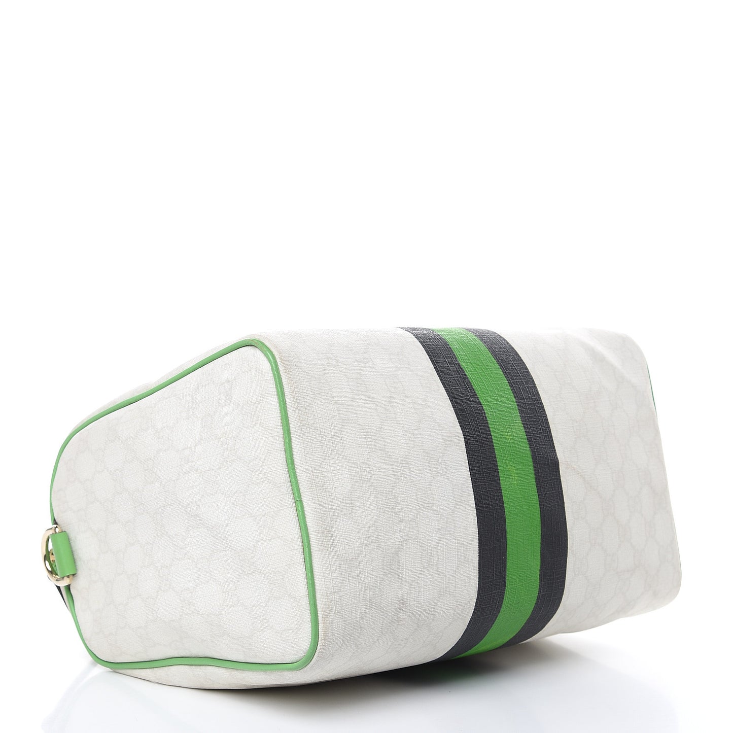 GG Plus Monogram Web Stripe Medium Joy Boston Green