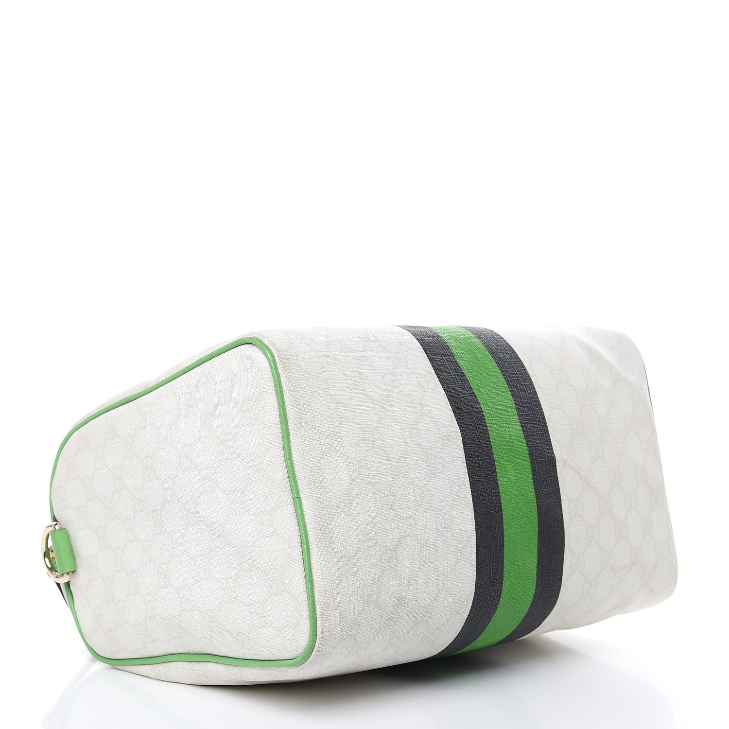Gucci GG Plus Monogram Web Stripe Medium Joy Boston Green 4 of 18