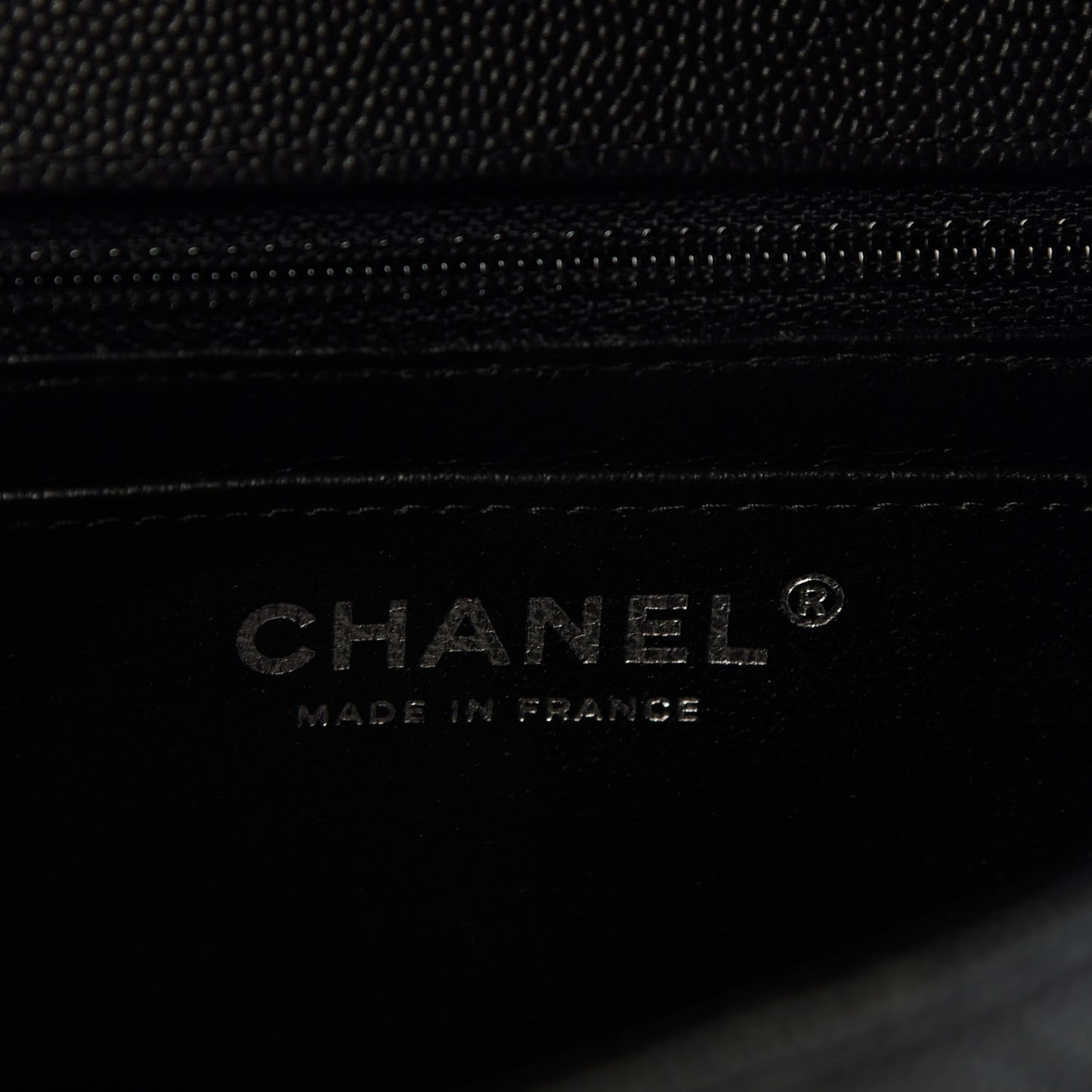 Caviar Quilted Mini Rectangular Flap Black