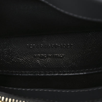 Saint Laurent Suede Y Quilted Monogram Small Loulou Chain Satchel Storm 7 of 11