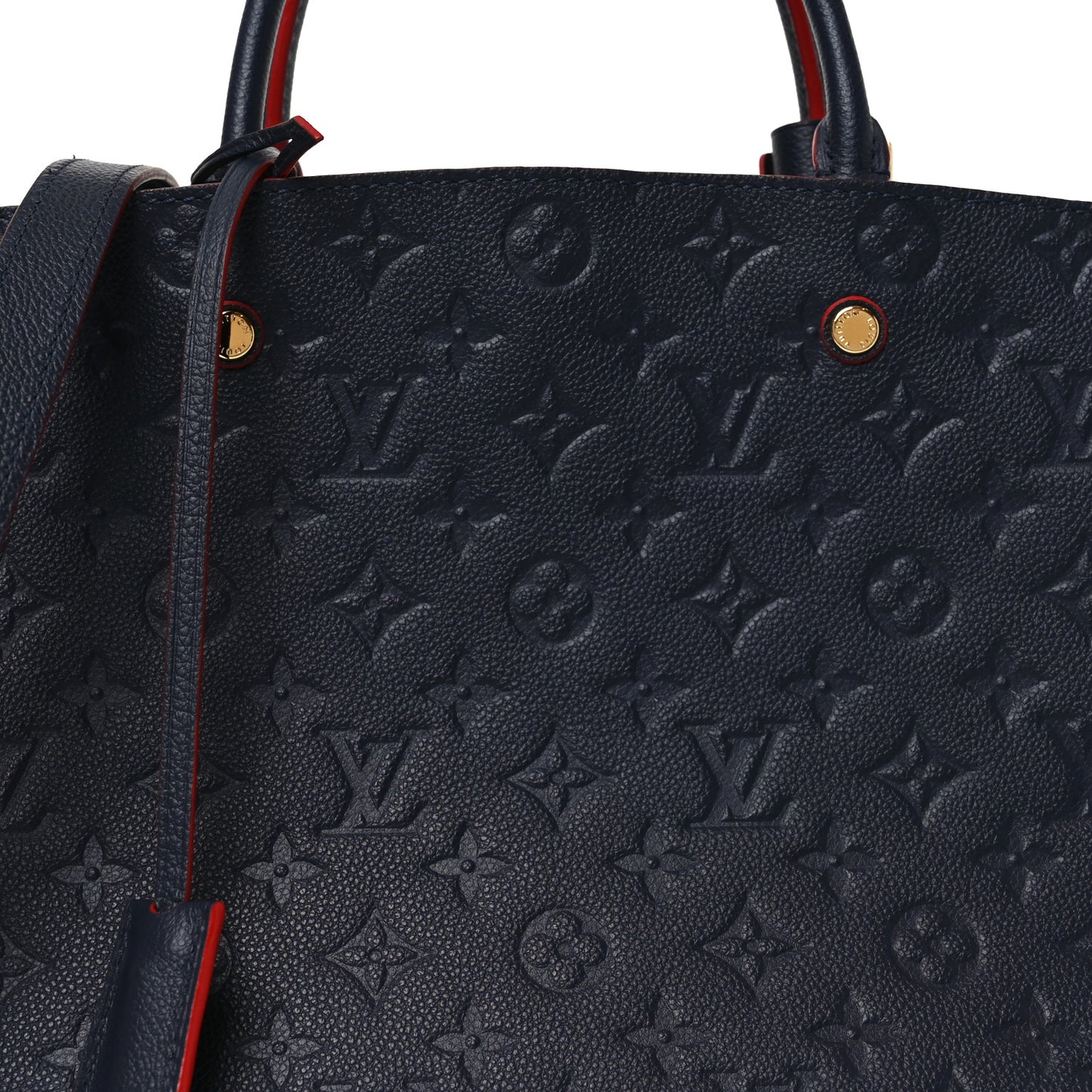 Empreinte Montaigne MM Marine Rouge