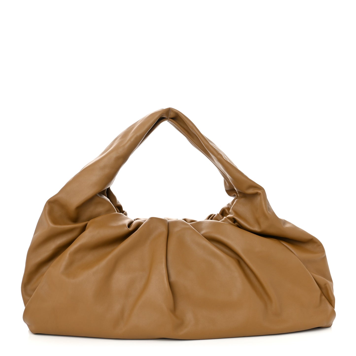 Smooth Butter Calfskin Large The Shoulder Pouch Moutarde