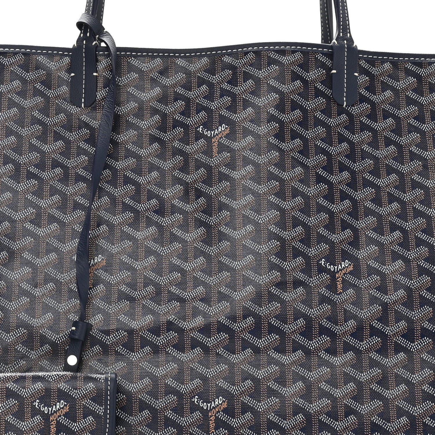 Goyard Goyardine Saint Louis GM Navy 9 of 11