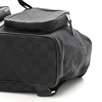 Gucci GG Monogram Single Buckle Backpack Black 10 of 11