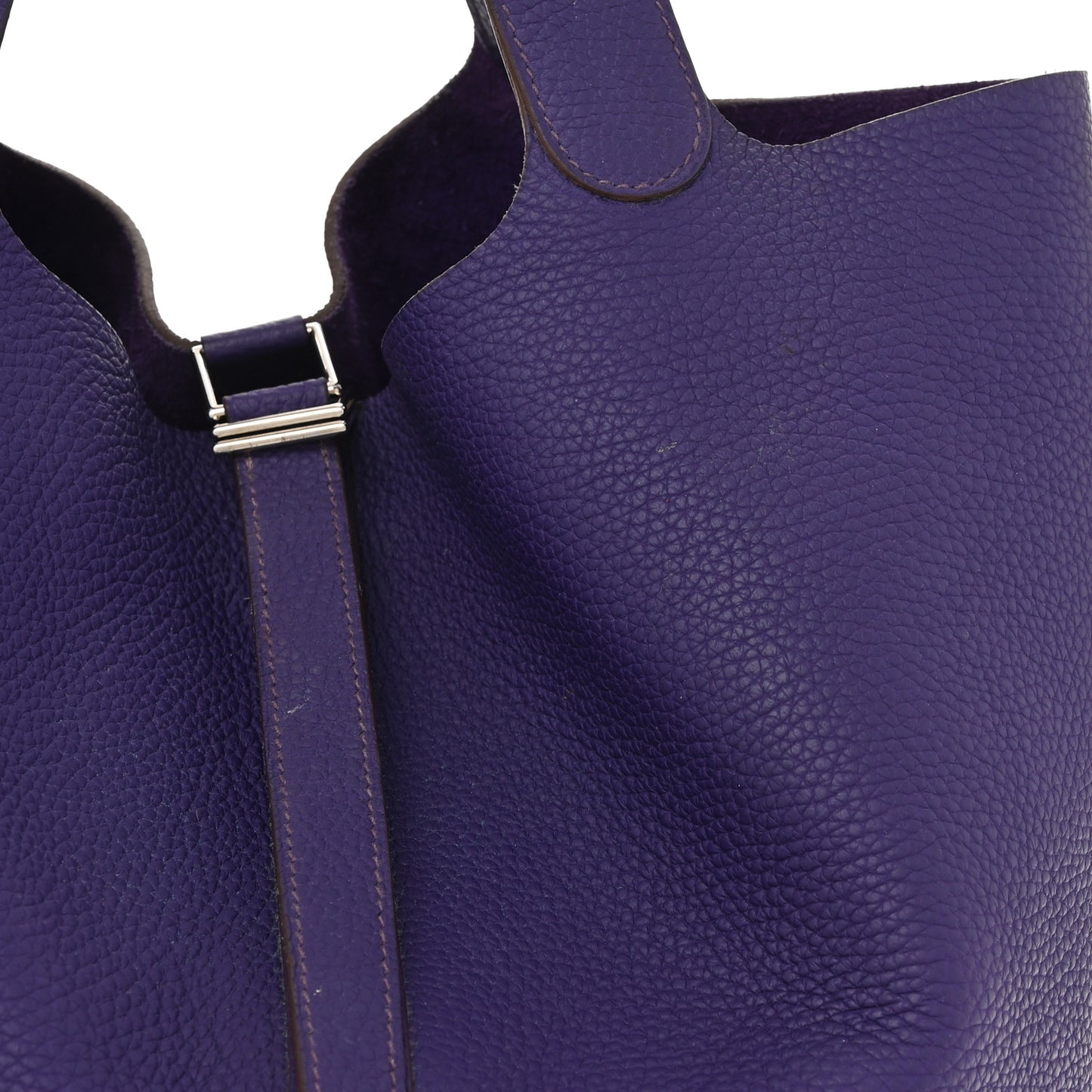 Taurillon Clemence Picotin Lock 26 GM Iris