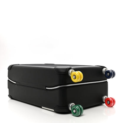 Hermes Taurillon Regate Militaire Sports Toile R.M.S. Trolley Case Luggage Black 3 of 9