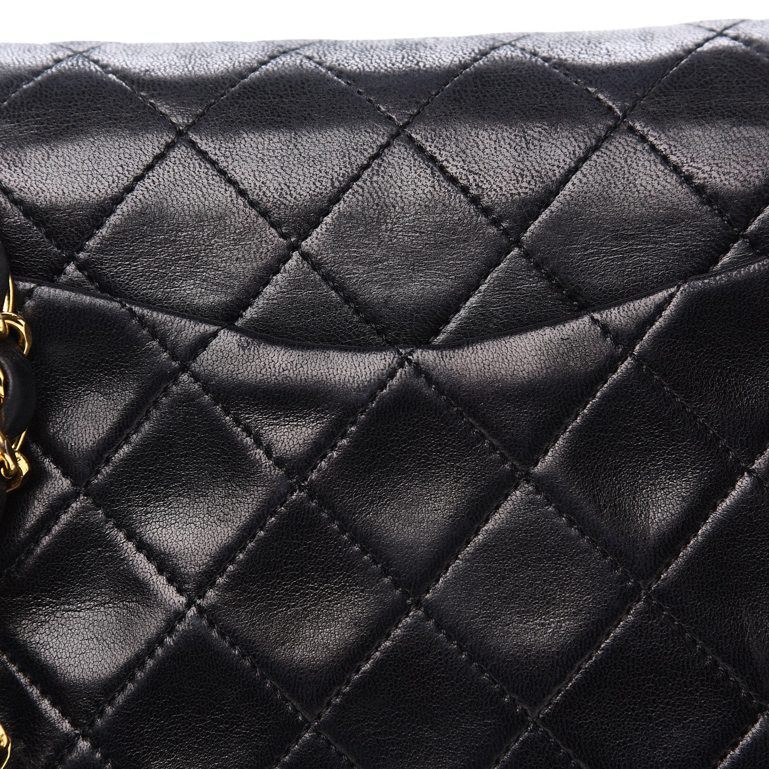 Chanel Lambskin Quilted Small Double Flap Black 9 of 16