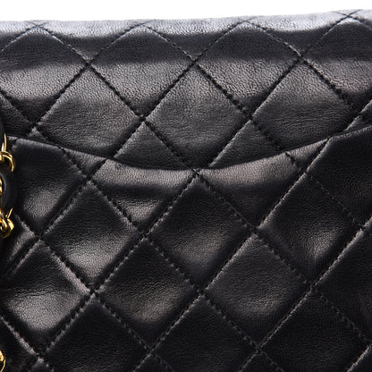 Chanel Lambskin Quilted Small Double Flap Black 9 of 16