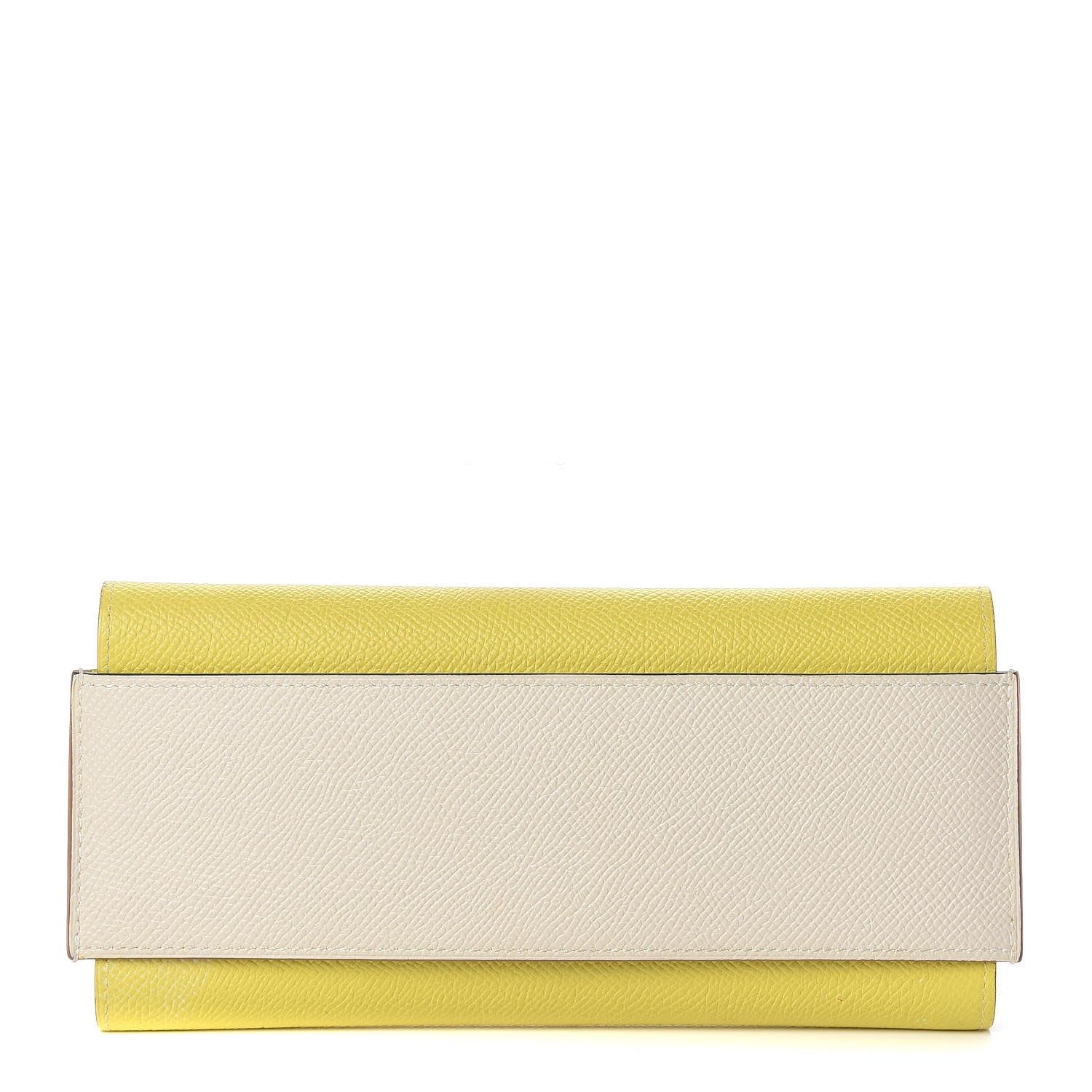 Hermes Epsom Passant Long Wallet Craie Lime 1 of 11