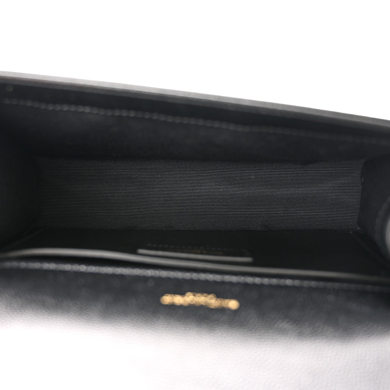 Saint Laurent Grain De Poudre Small Monogram Kate Satchel Black 5 of 11
