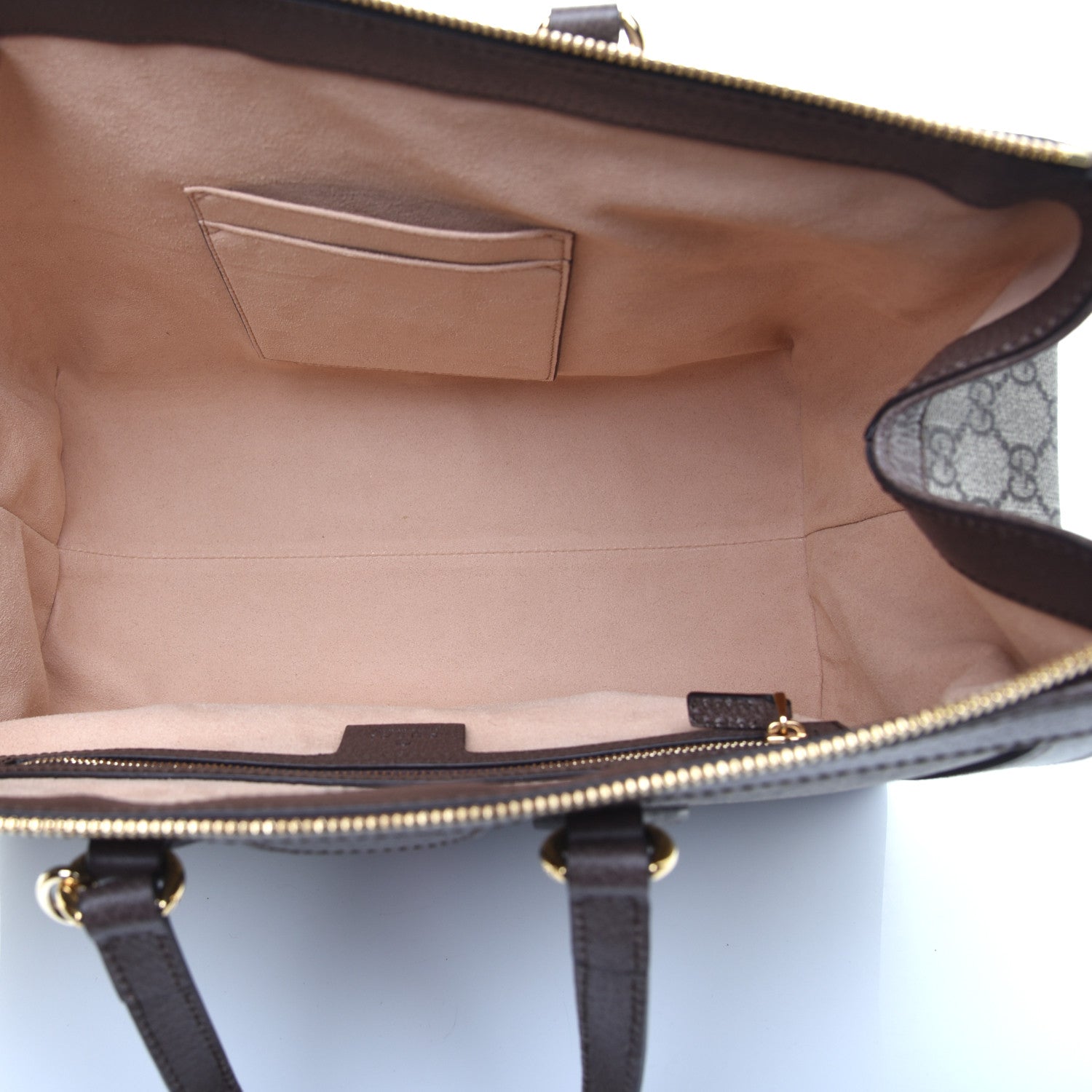 Gucci GG Supreme Monogram Web Medium Ophidia Tote Bag Brown 5 of 9