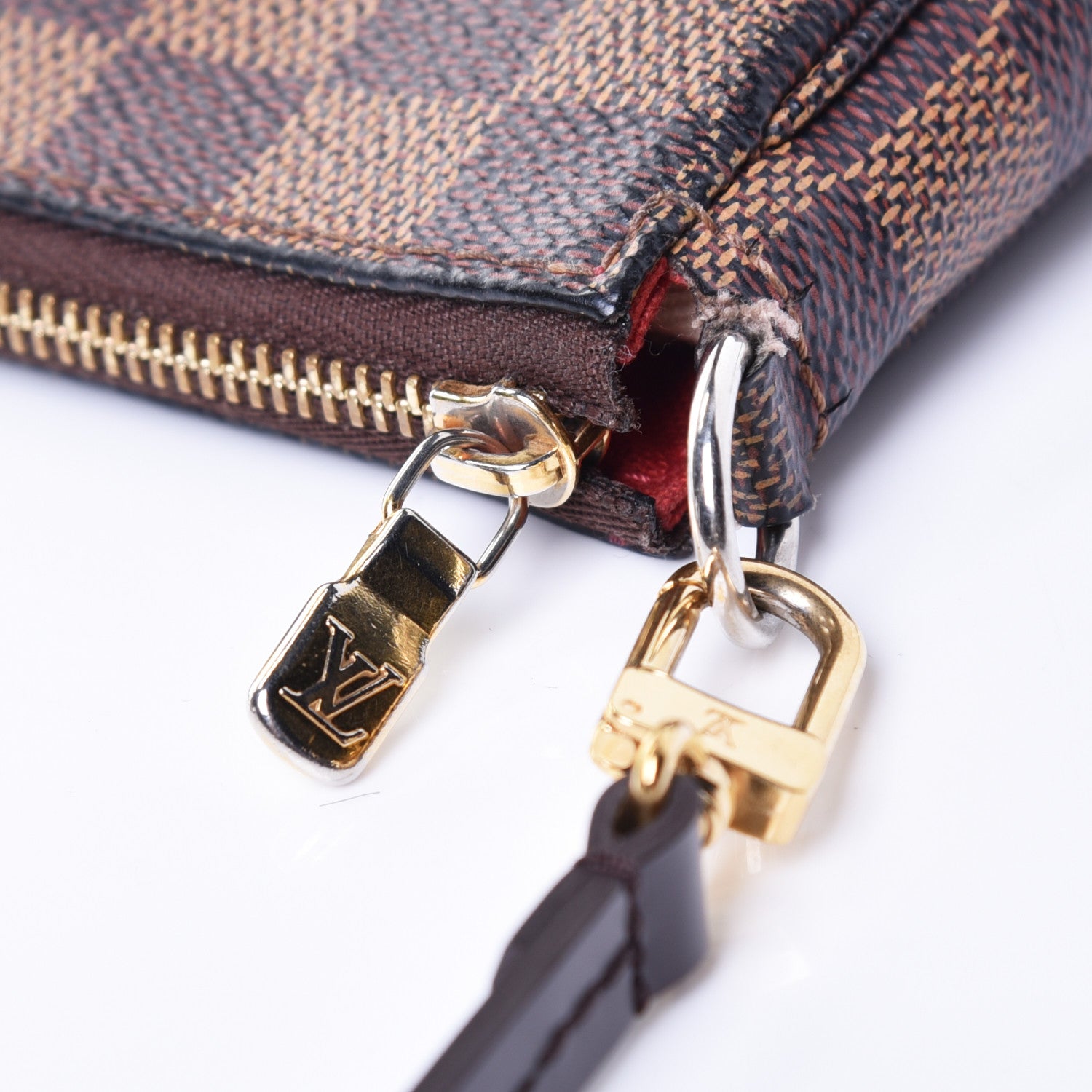 Louis Vuitton Damier Ebene Pochette Accessories NM 10 of 10