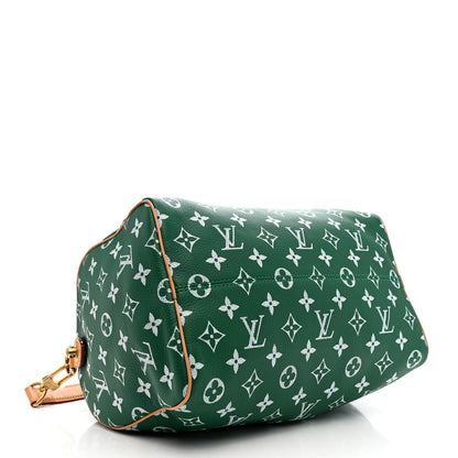 Louis Vuitton Calfskin Monogram Speedy P9 Bandouliere 30 Green 5 of 13