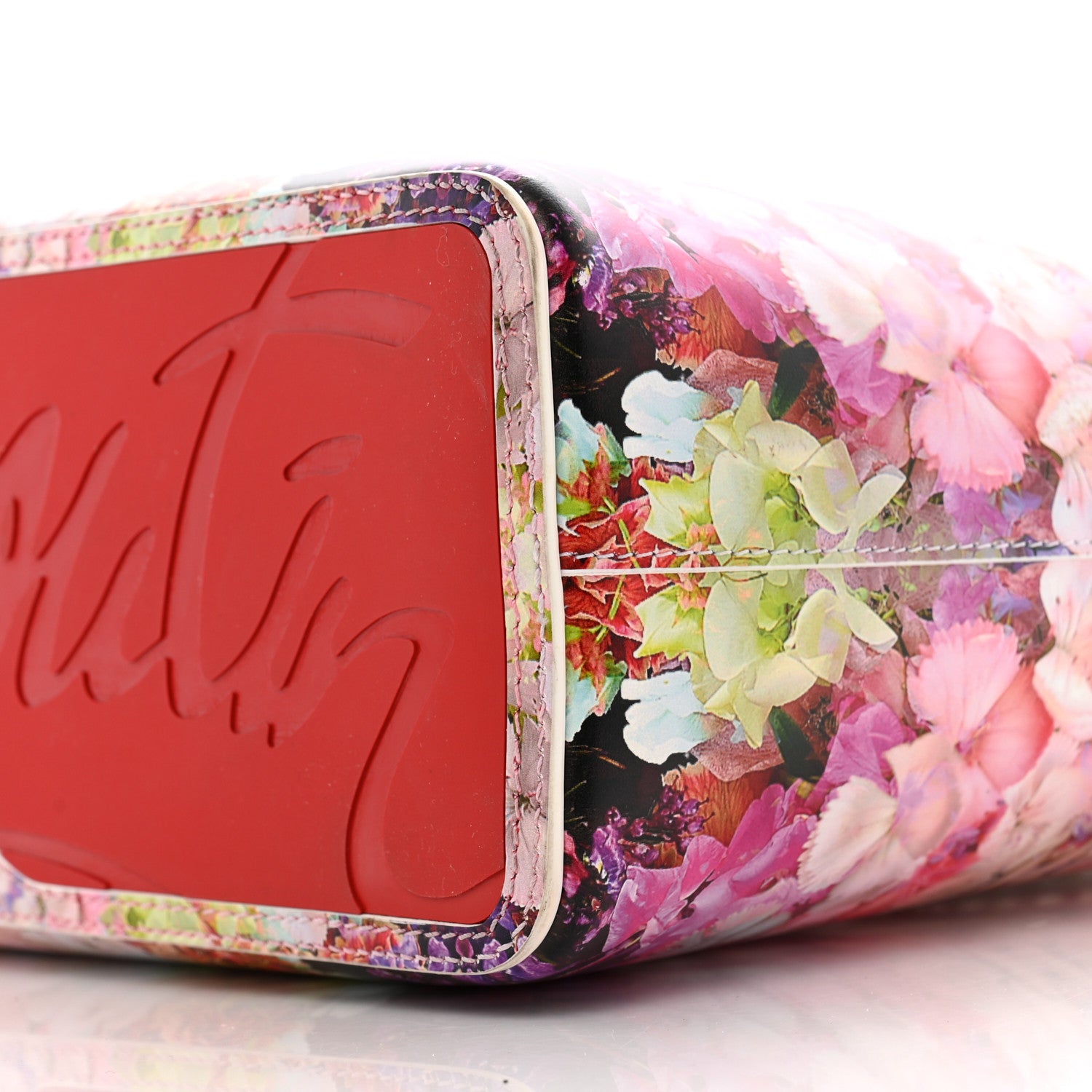 Christian Louboutin Calfskin Mini Paris Blooming Cabata Tote 10 of 12
